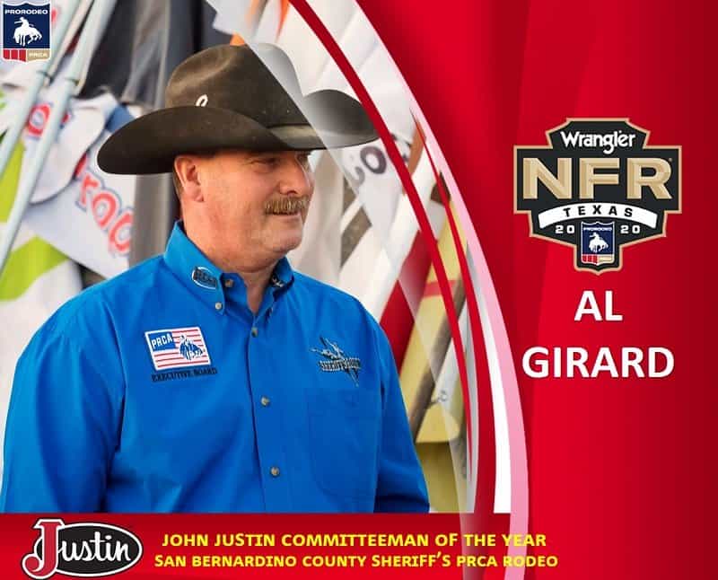 AL Girard named John Justin Committeeman of the Year