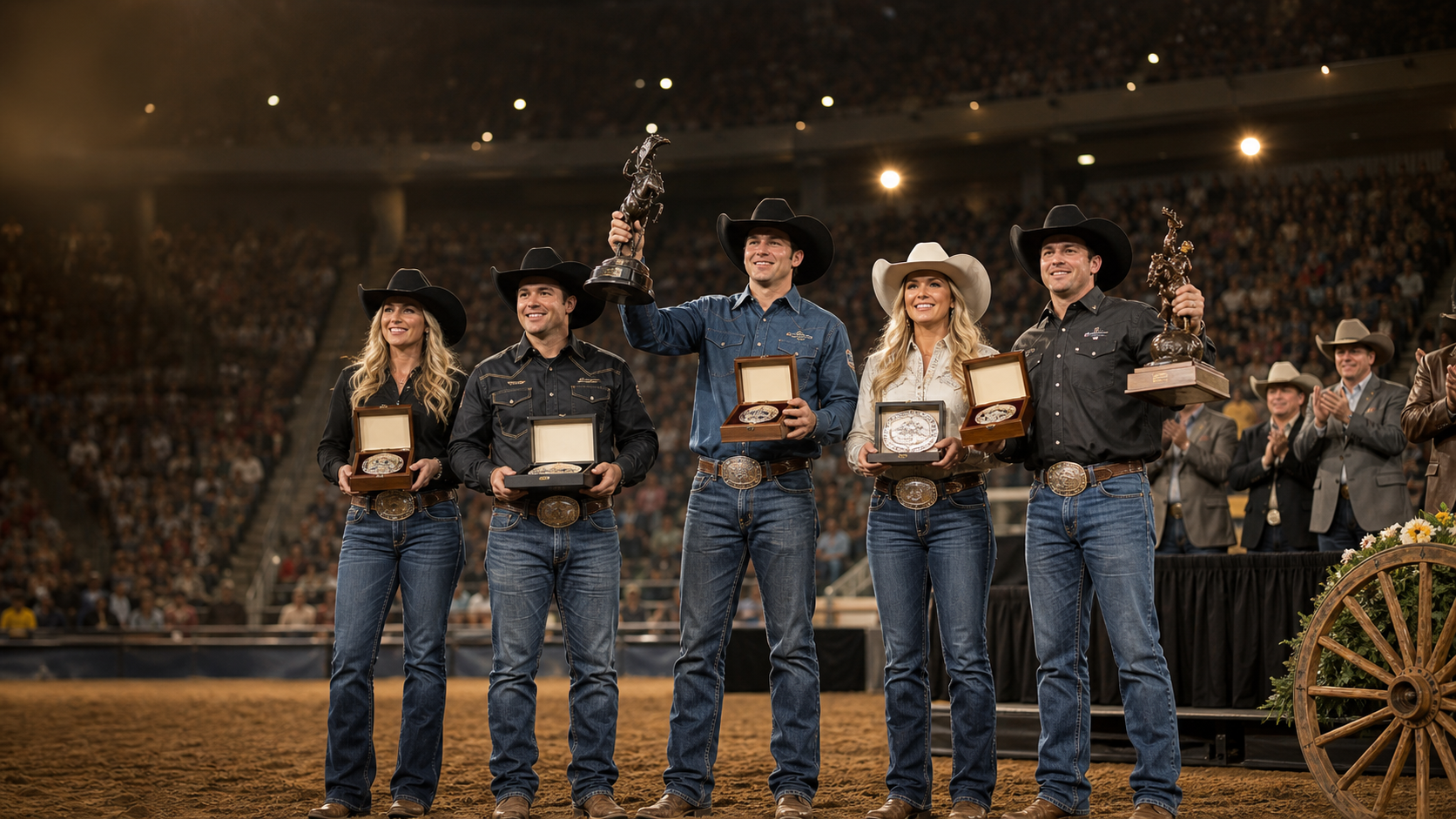 NFR past winners gold buckle awards presentation