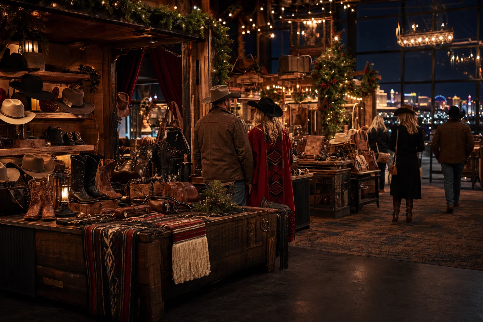 Cowboy Christmas western market in Las Vegas