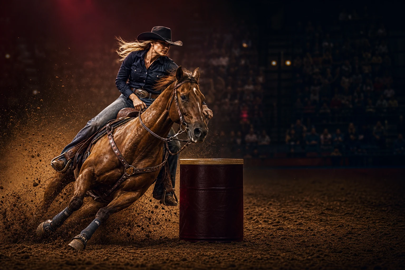 Championship barrel racing at the NFR